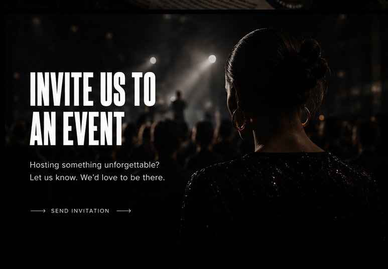 Invite to an event