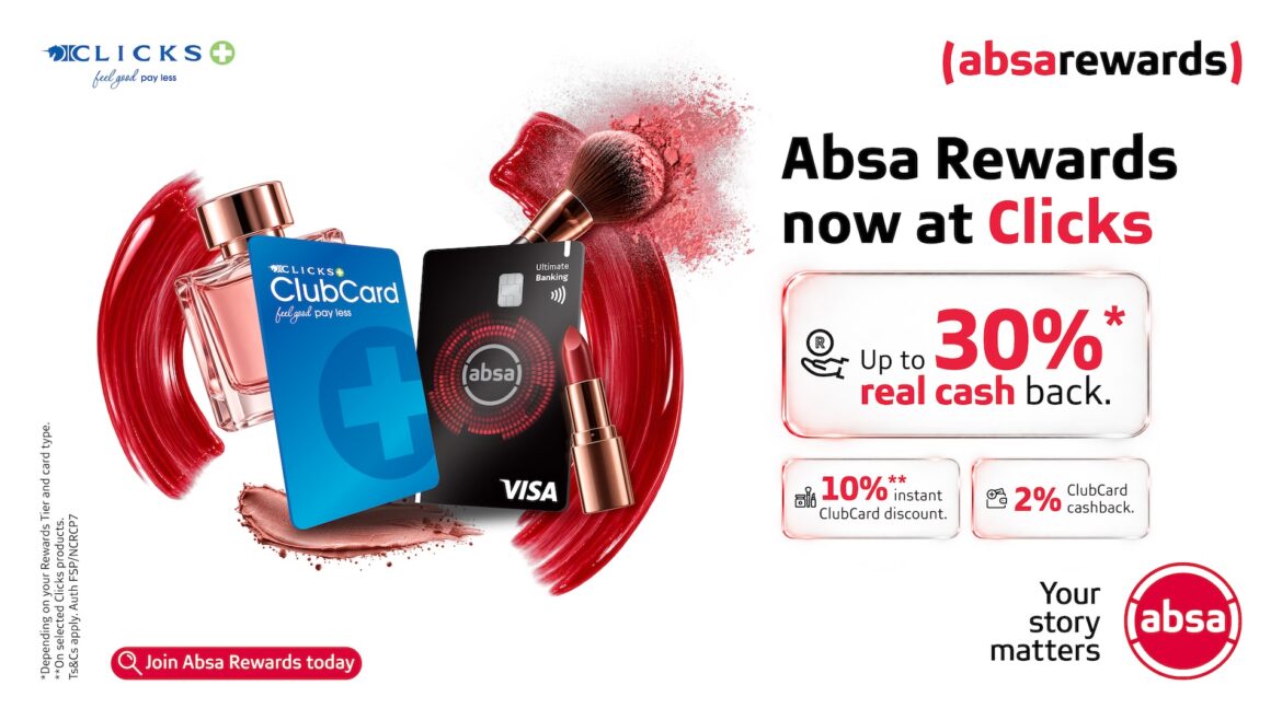 Absa Rewards and Clicks put real cash back in the basket
